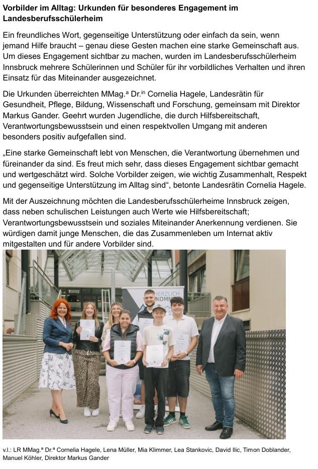 verleihung urkunde