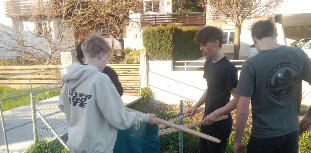 fleissig beim sammeln