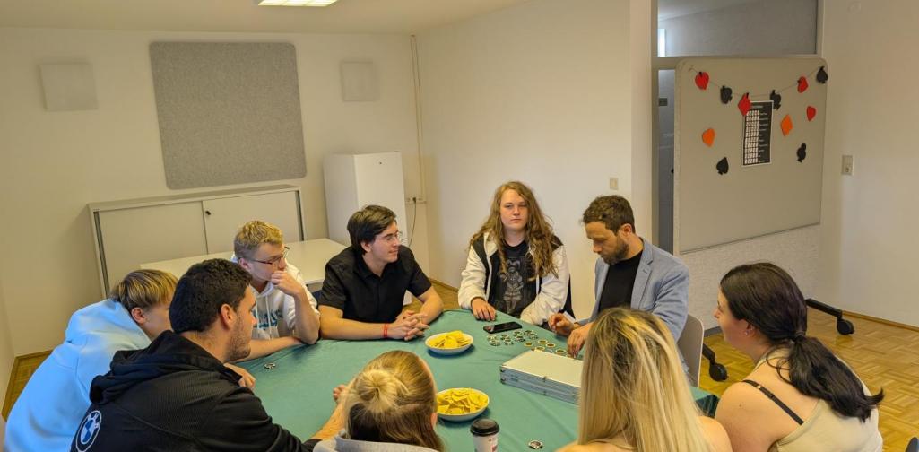 Pokerrunde Schüler